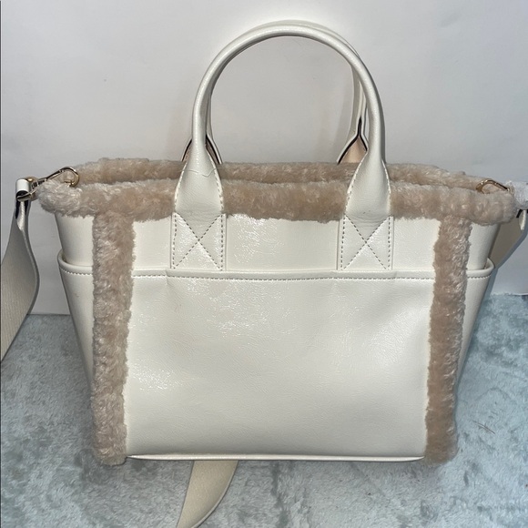 New Kate Spade ‘Jett’ Faux Shearling Small Tote - Picture 3 of 16